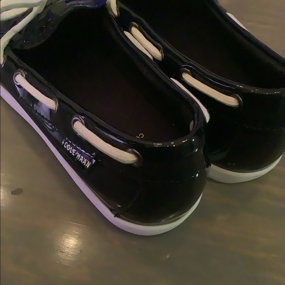 Cole Haan navy leather Nantucket shoes size 6 - Picture 6 of 9